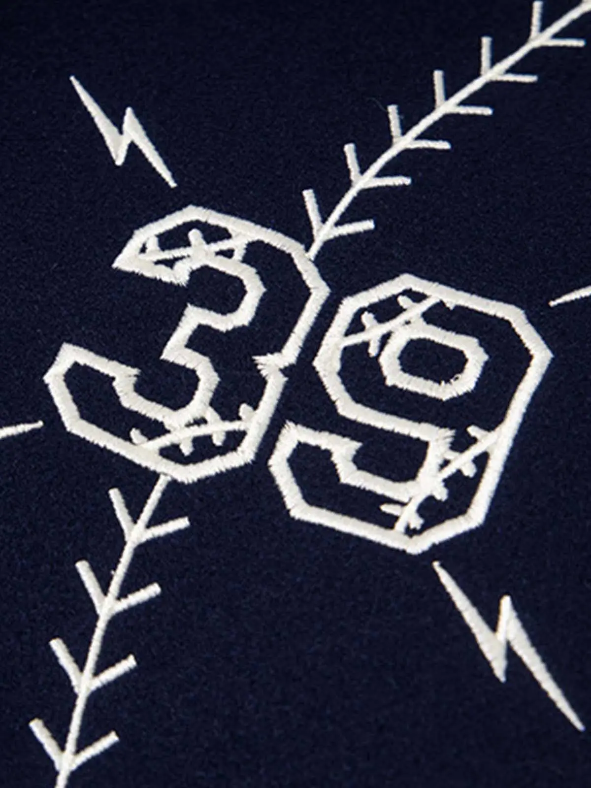 Baseball Stitch Embroidered Varsity Jacket - Image 14