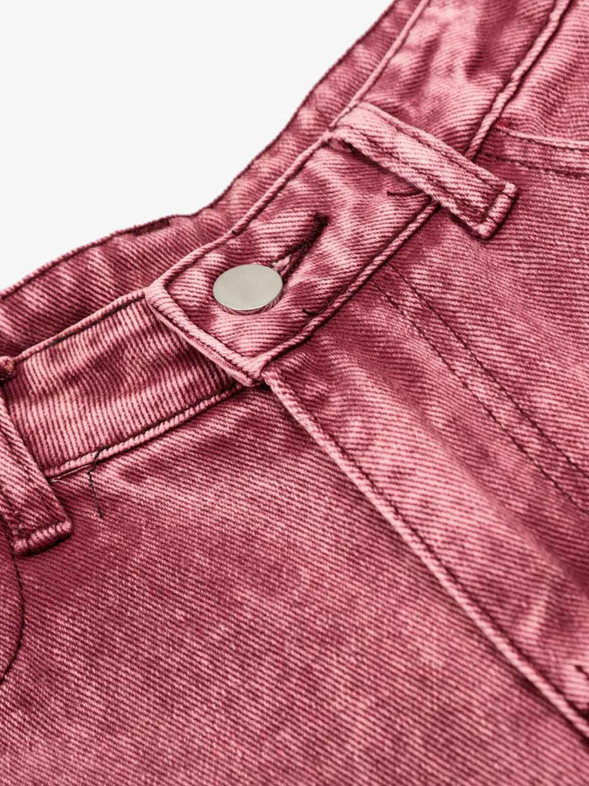 Boho Tapestry Patch Denim Jeans - Image 6