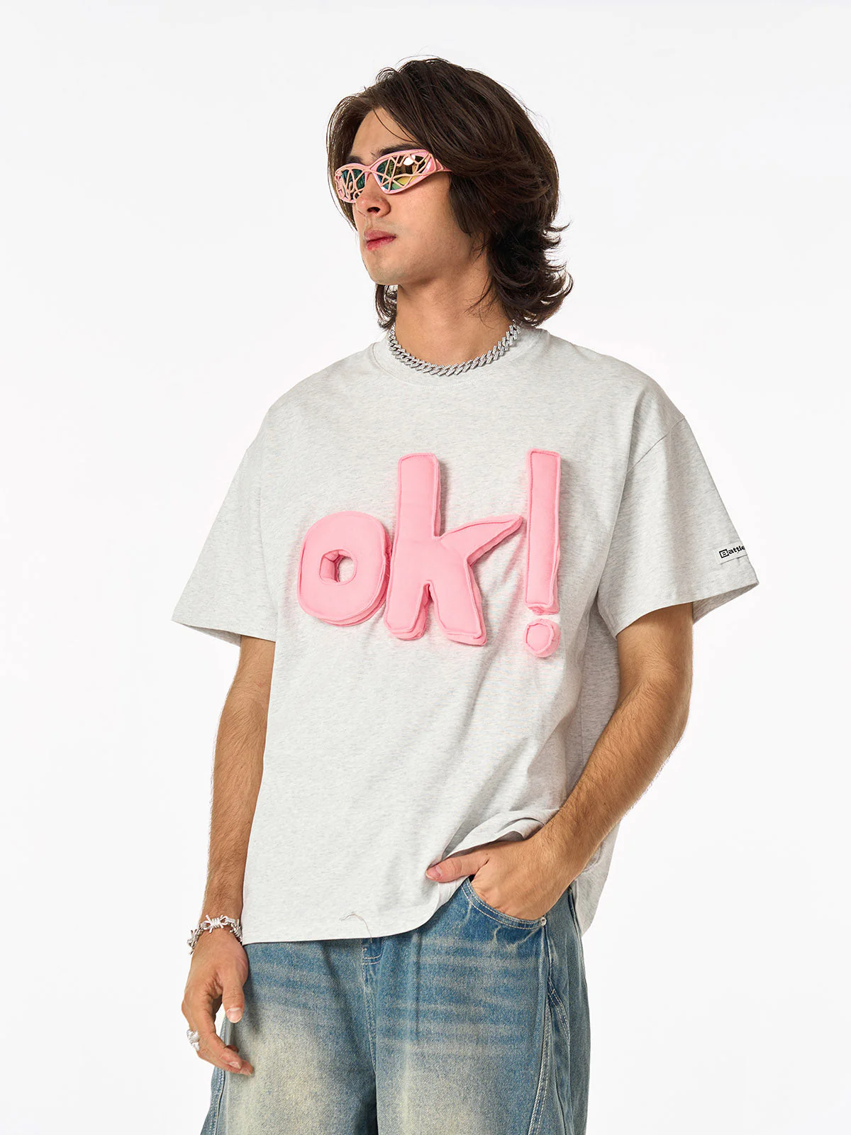 Fun "OK!" Graphic T-Shirt - Image 5