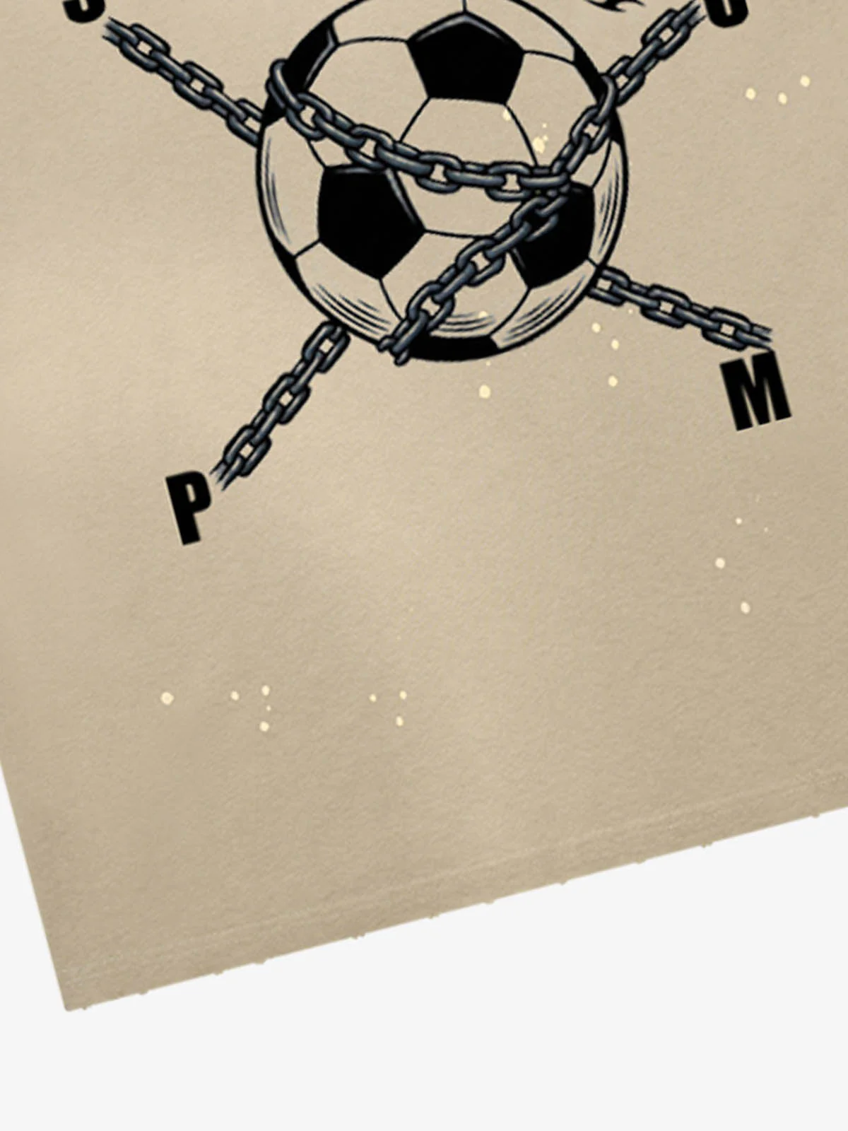 Chained Soccer Ball Graphic T-Shirt - Image 7