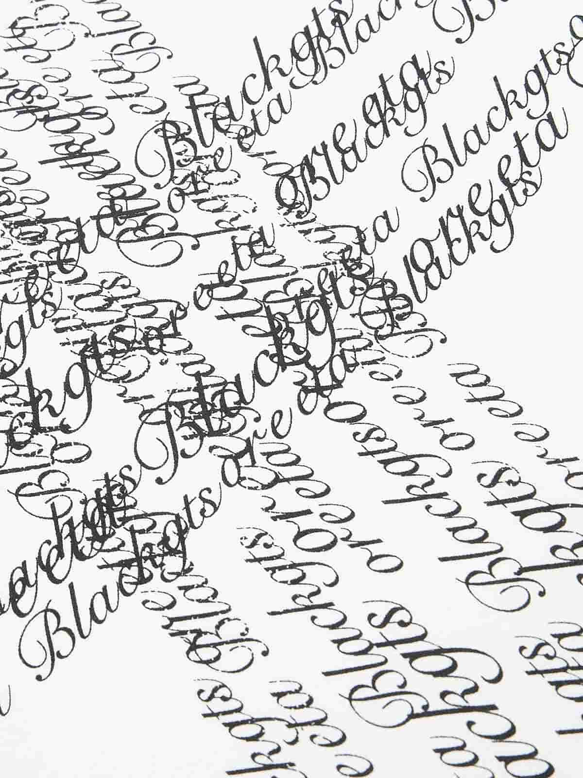 Cross Script Typography T-Shirt - Image 6