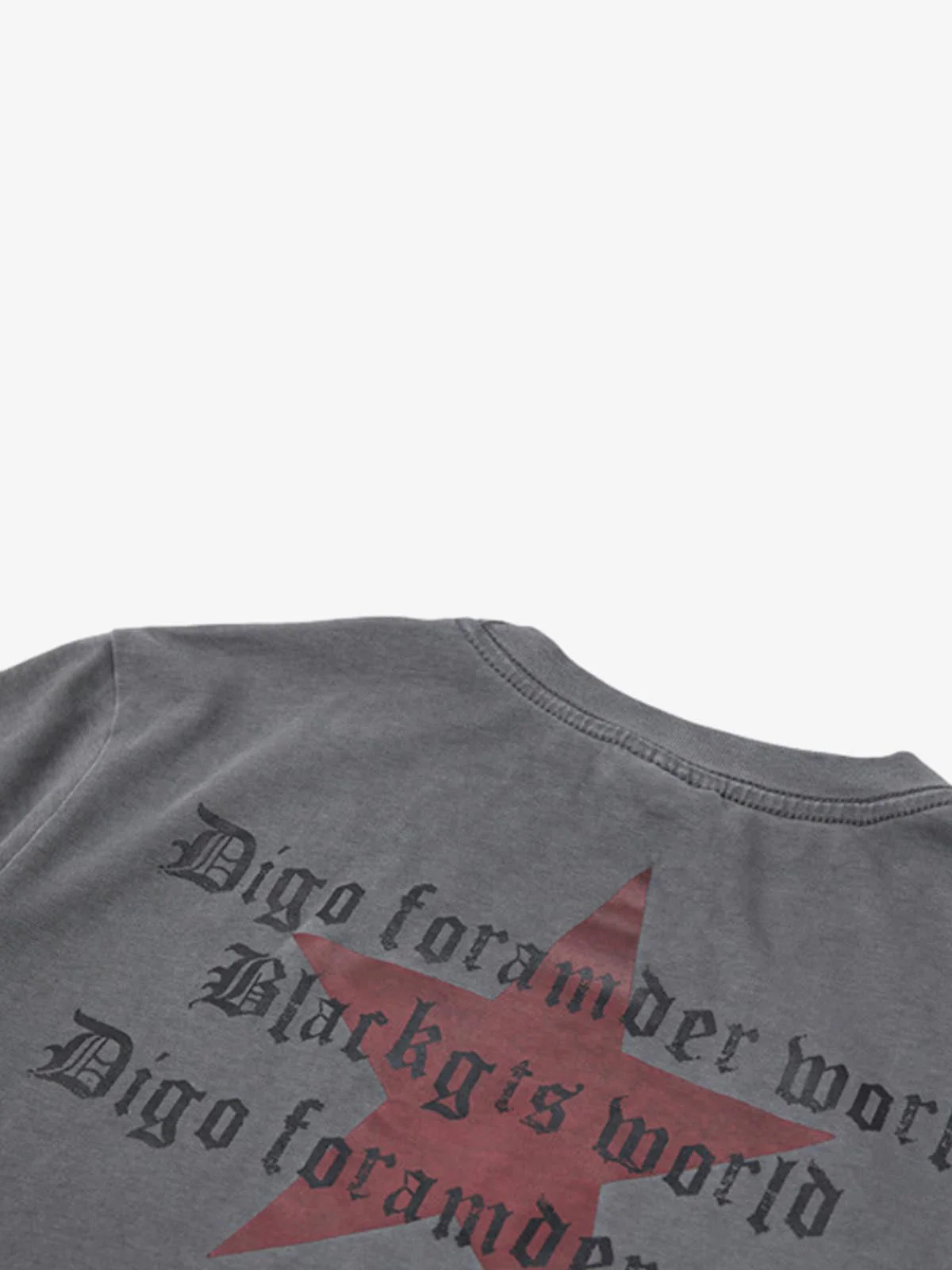Cyber-Star Gothic Graphic T-Shirt - Image 6