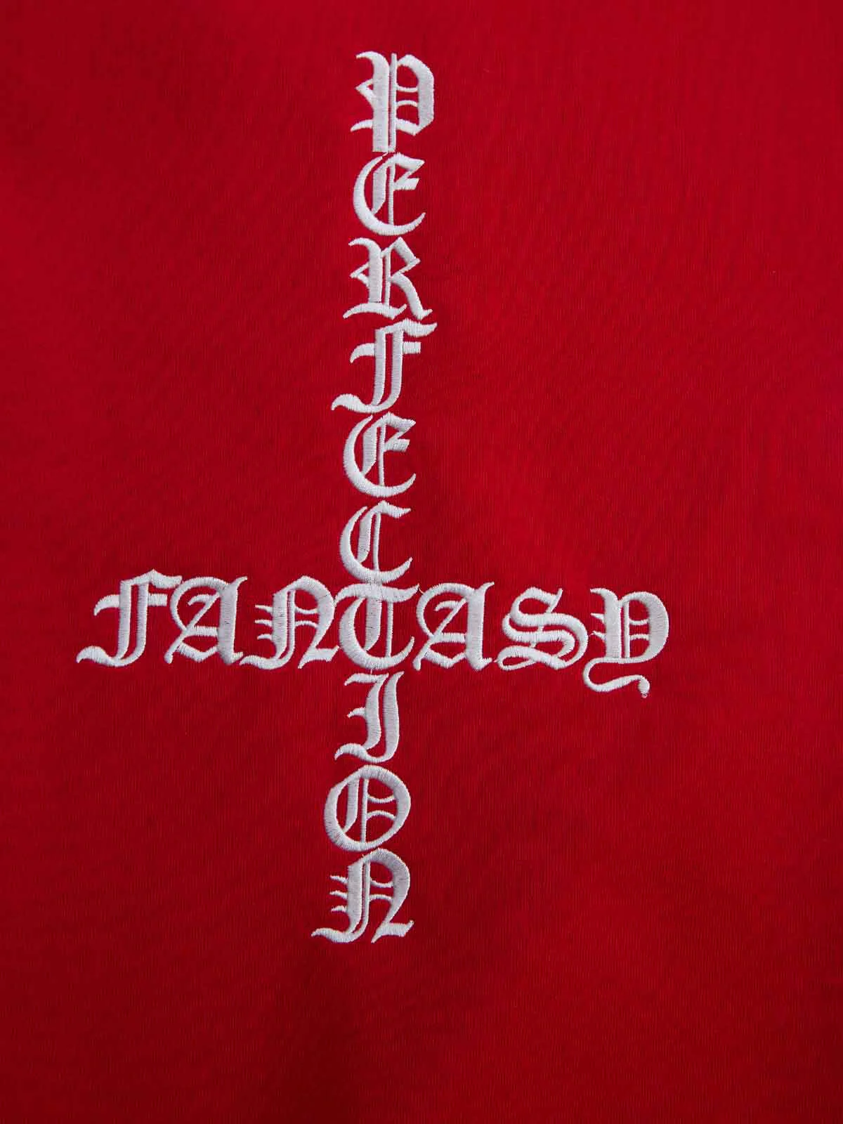 Gothic Letter Cross Embroidery Zip Up Hoodie and Sweatpants Set - Image 33