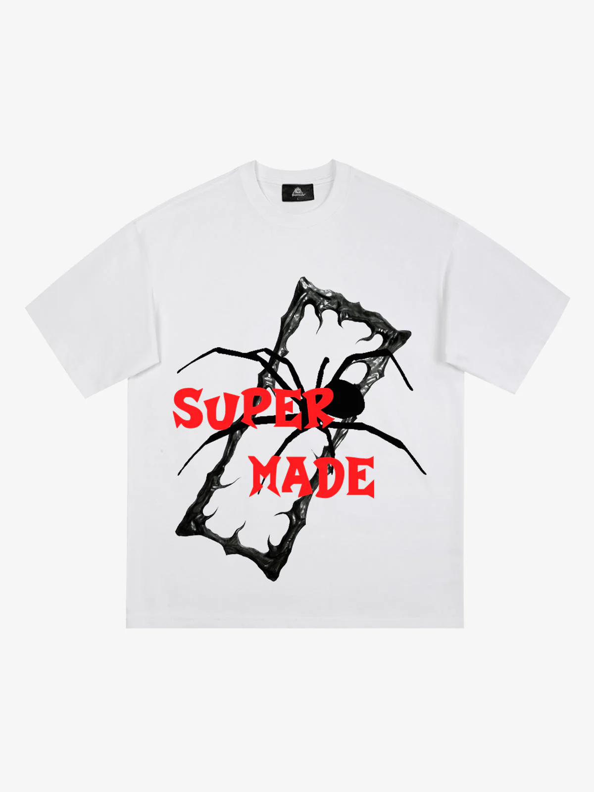 Gothic Spider Graphic T-Shirt - Image 2