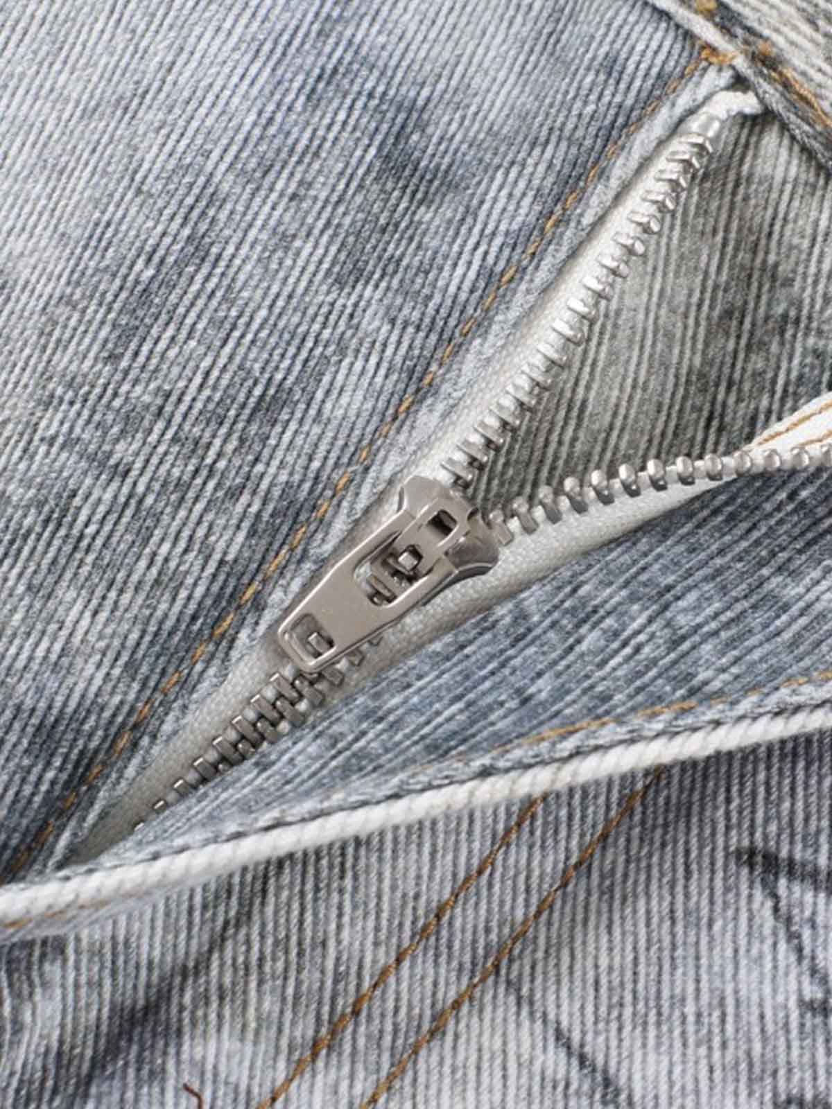Hand Drawn Scribble Print Baggy Jeans - Image 10