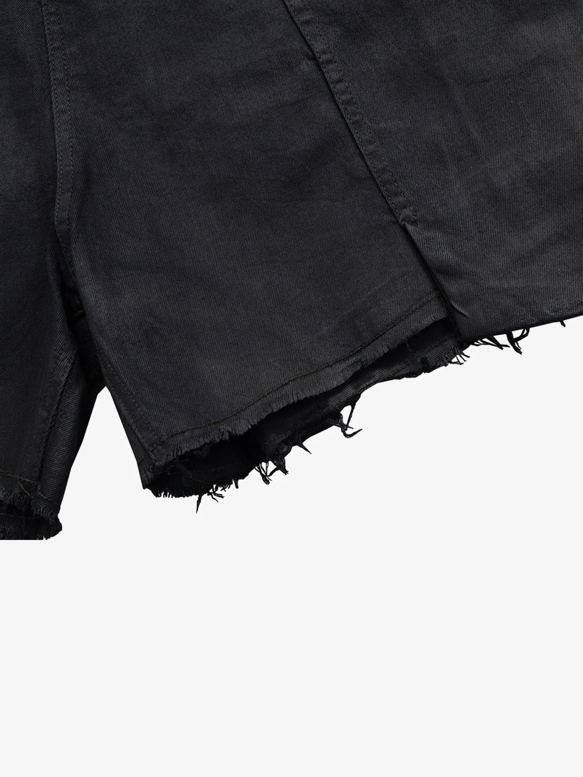 Industrial Multi-Pocket Distressed Cargo Shorts - Image 5