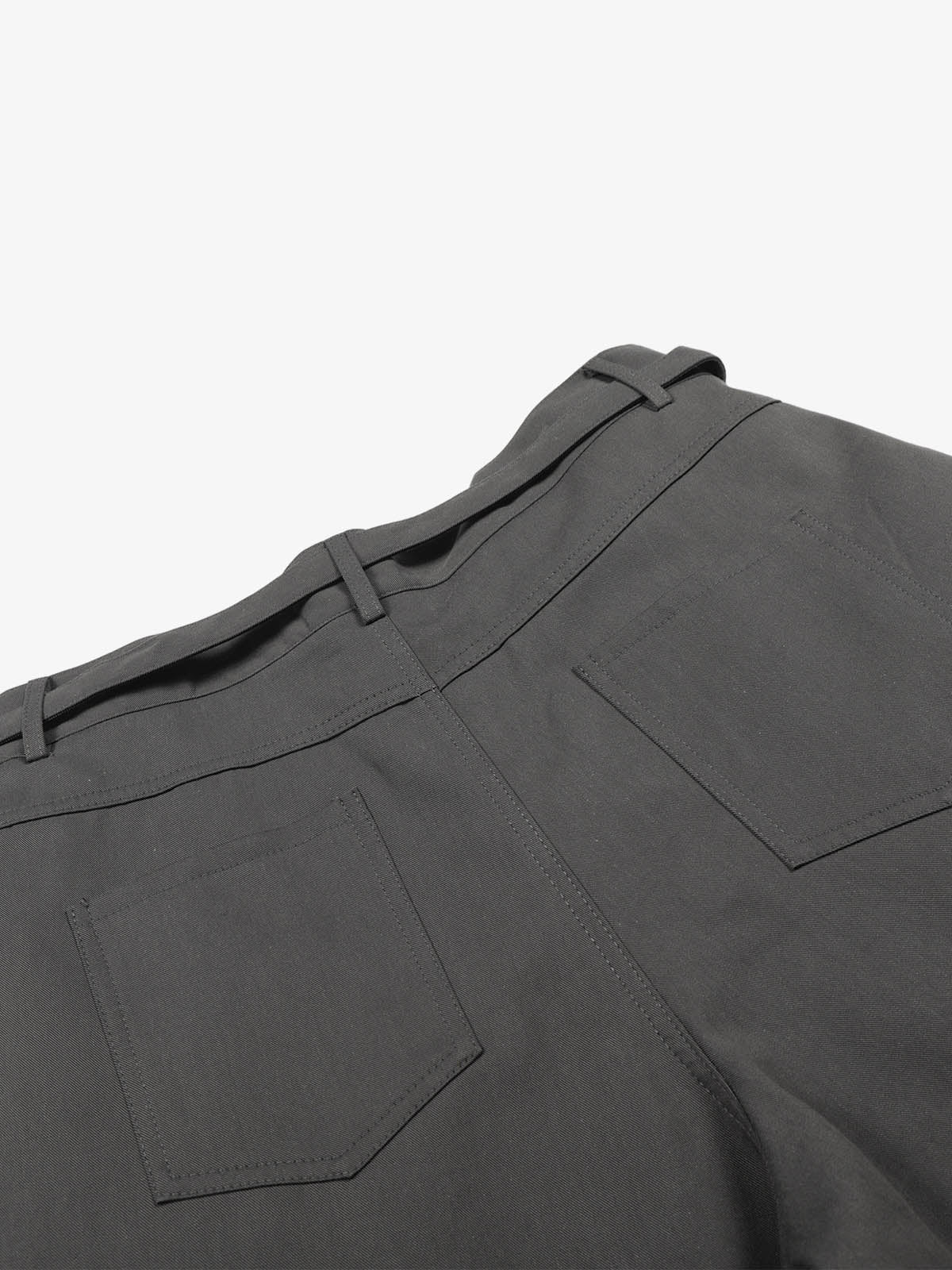 Industrial Pleated Wide-Leg Sartorial Shorts - Image 6
