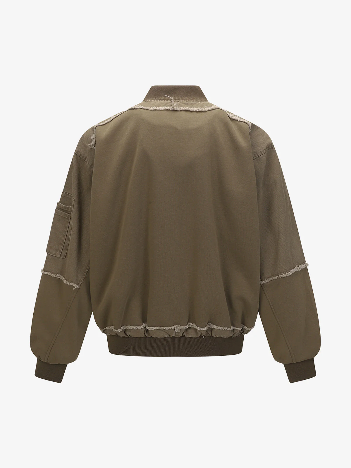 Raw Edge Deconstructed MA-1 Bomber Jacket - Image 3
