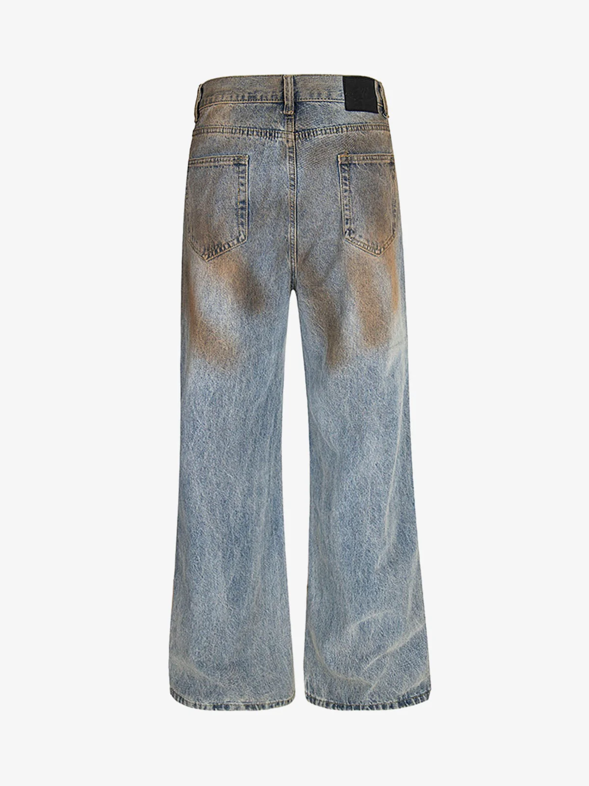 Retro Distressed Dirty Jeans - Image 2