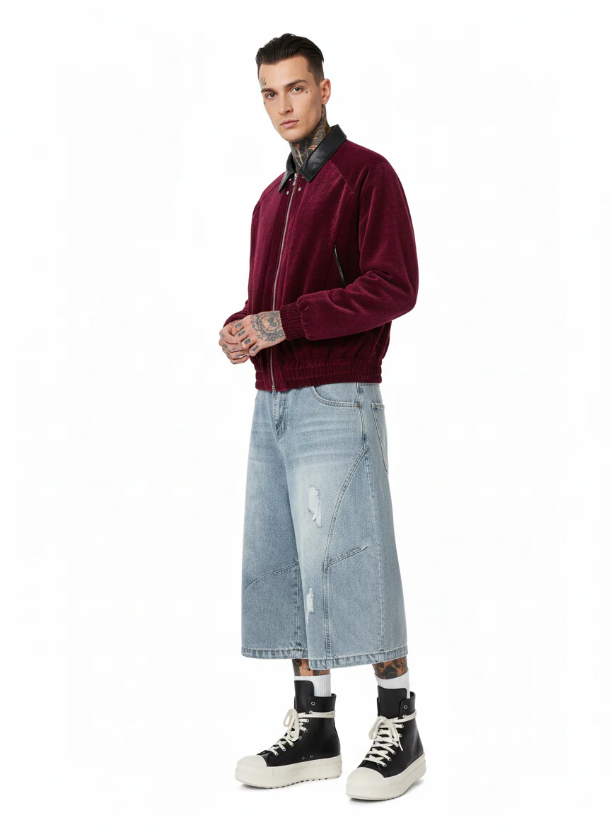 Retro Velvet Luxury Lapel Jacket - Image 5