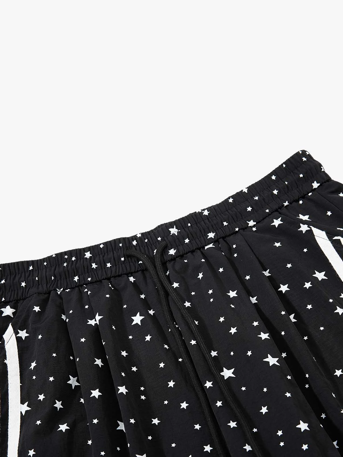Star Pattern Side Stripe Baggy Track Pants - Image 5