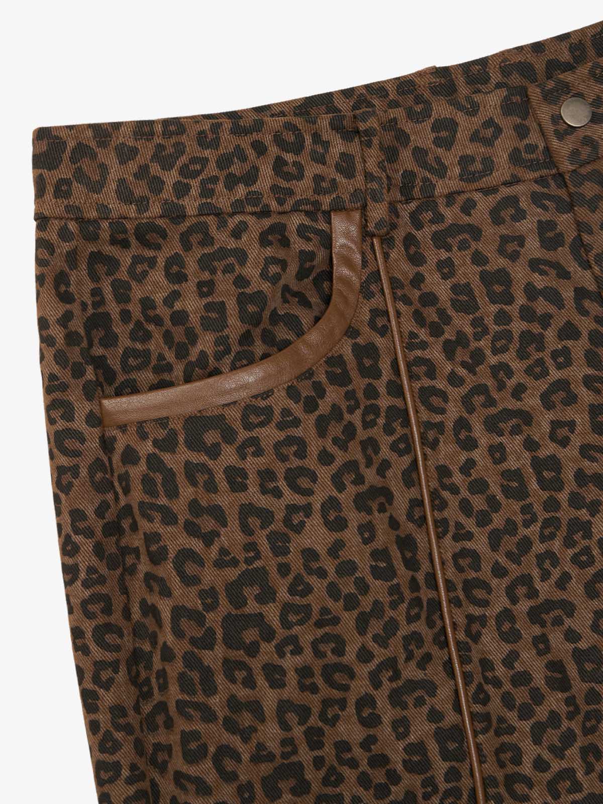 SUPM Letter Graffiti Cross Frame Leopard Print Set - Image 20