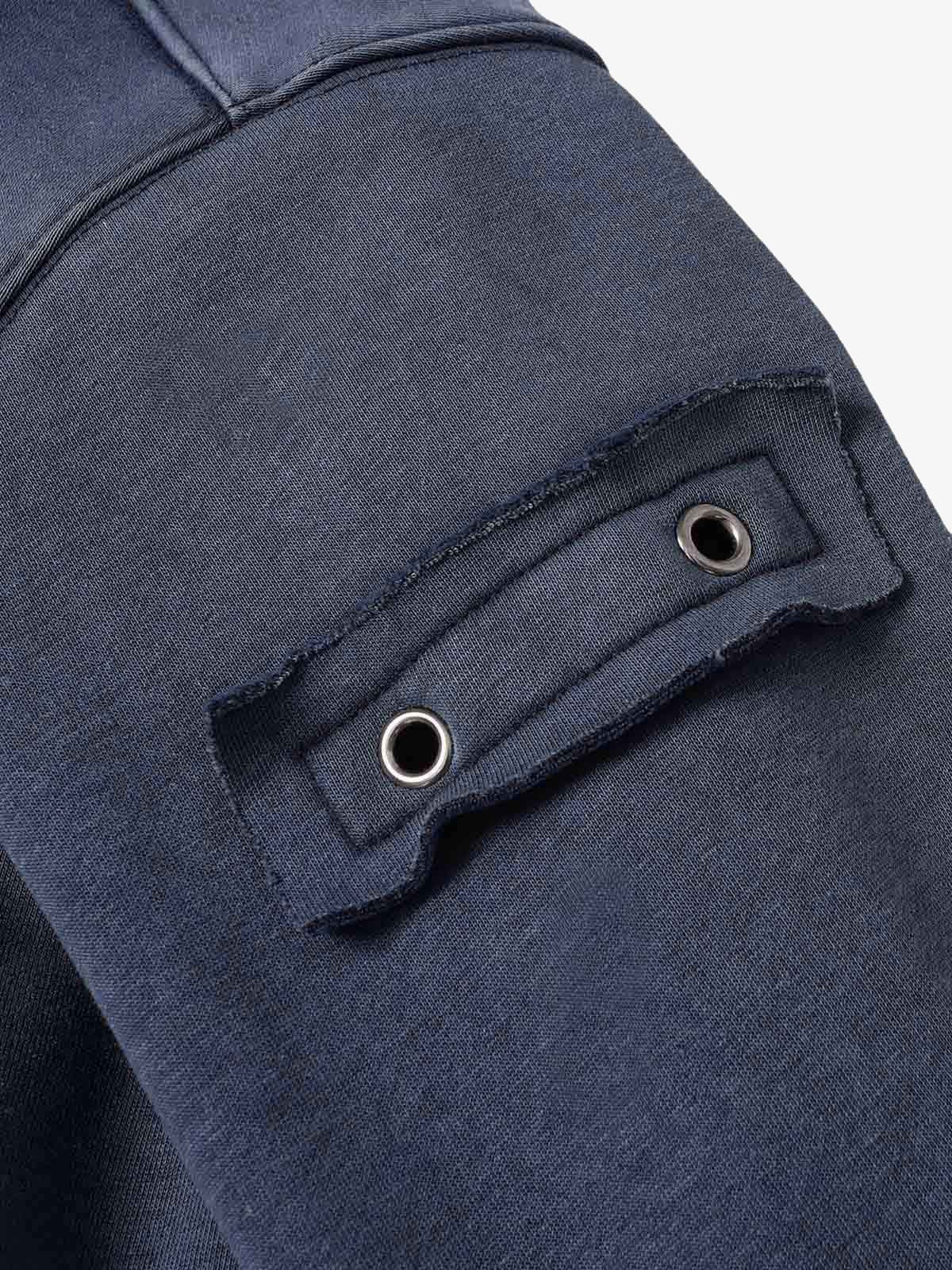 Wasteland Style Washed Zipper Up Sweatshirt - Image 11