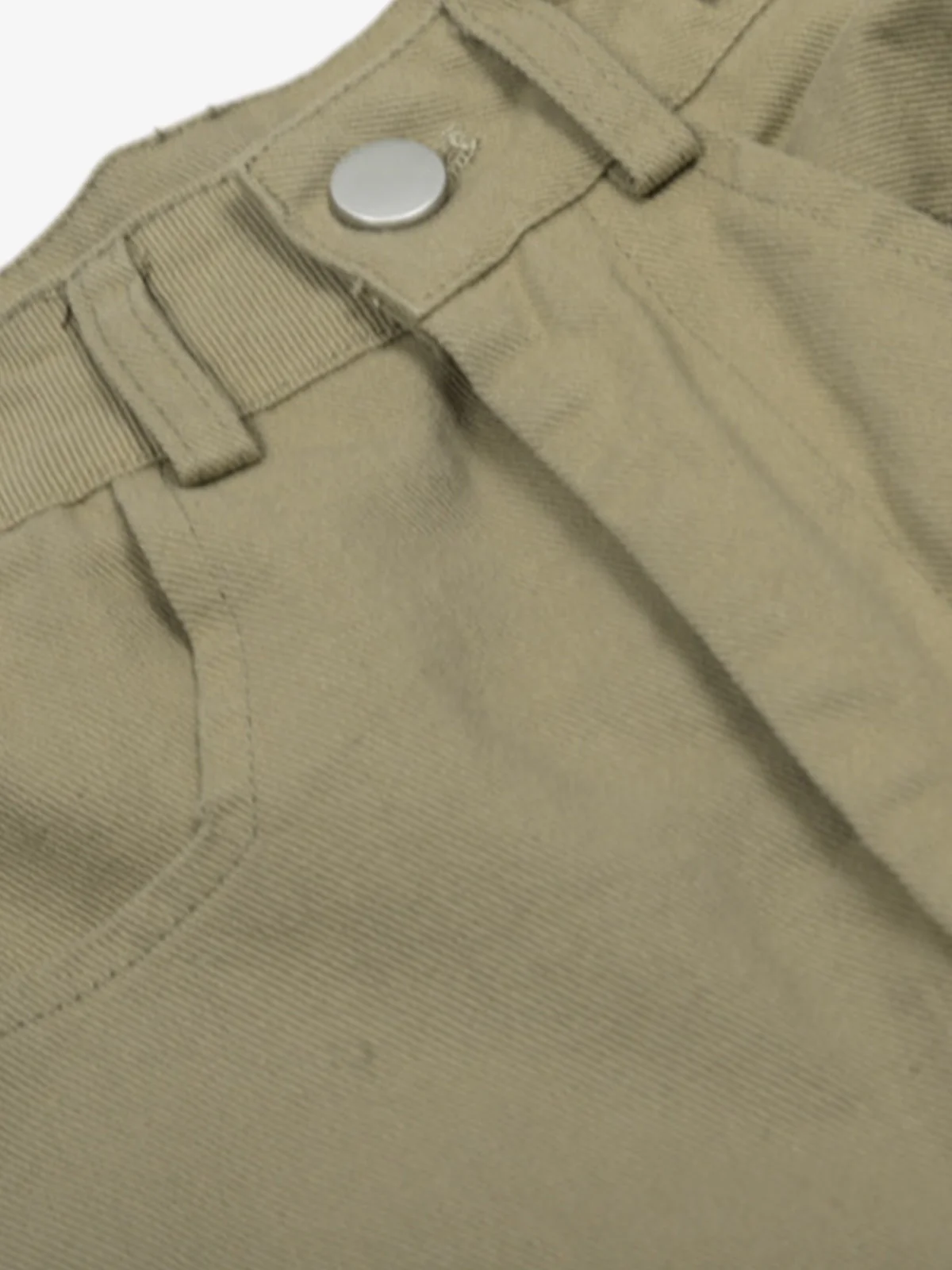 Urban Techwear Side Buckle Layered Hem Cargo Shorts - Image 4
